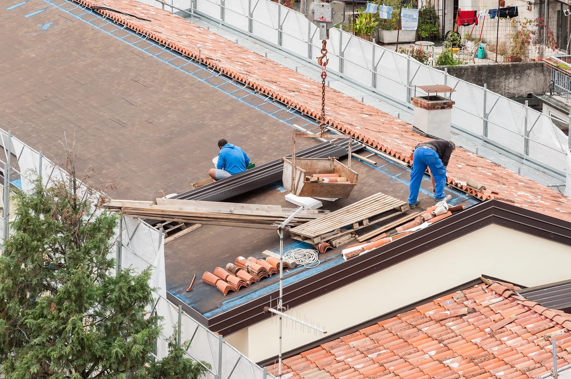 Roofing work by Glacier Home Exteriors in Troy