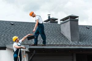 roofers in waco handling a residential roofing project